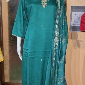 Gajja silk Green