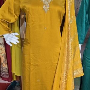 Gajja silk Mustard