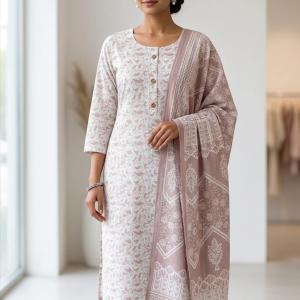 Daily wear printed white